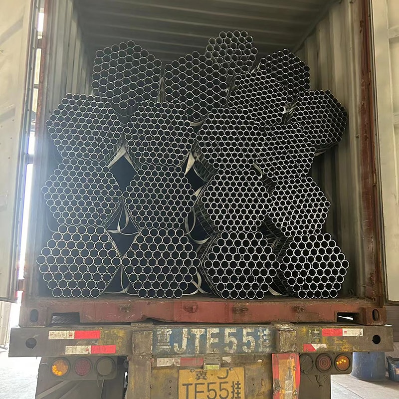 Loaded into container