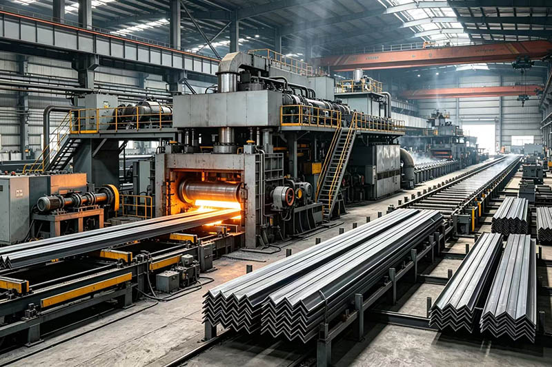 Angle bar production line