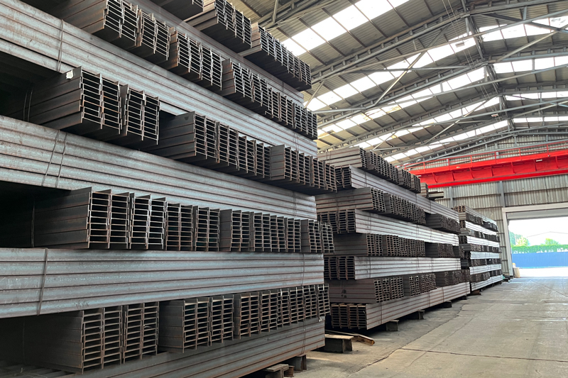 Steel H Beam warehouse