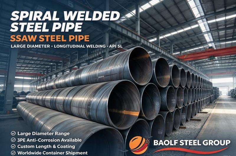 Spiral Welded Steel Pipe: Features, Specifications & Industrial Applications