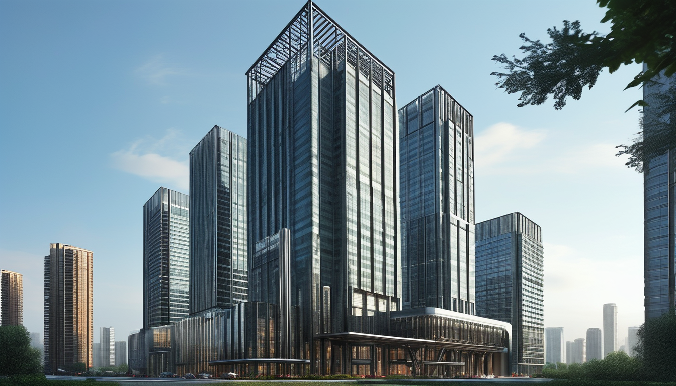 Metal Structure For High-Rise Buildings And Commercial Real Estate