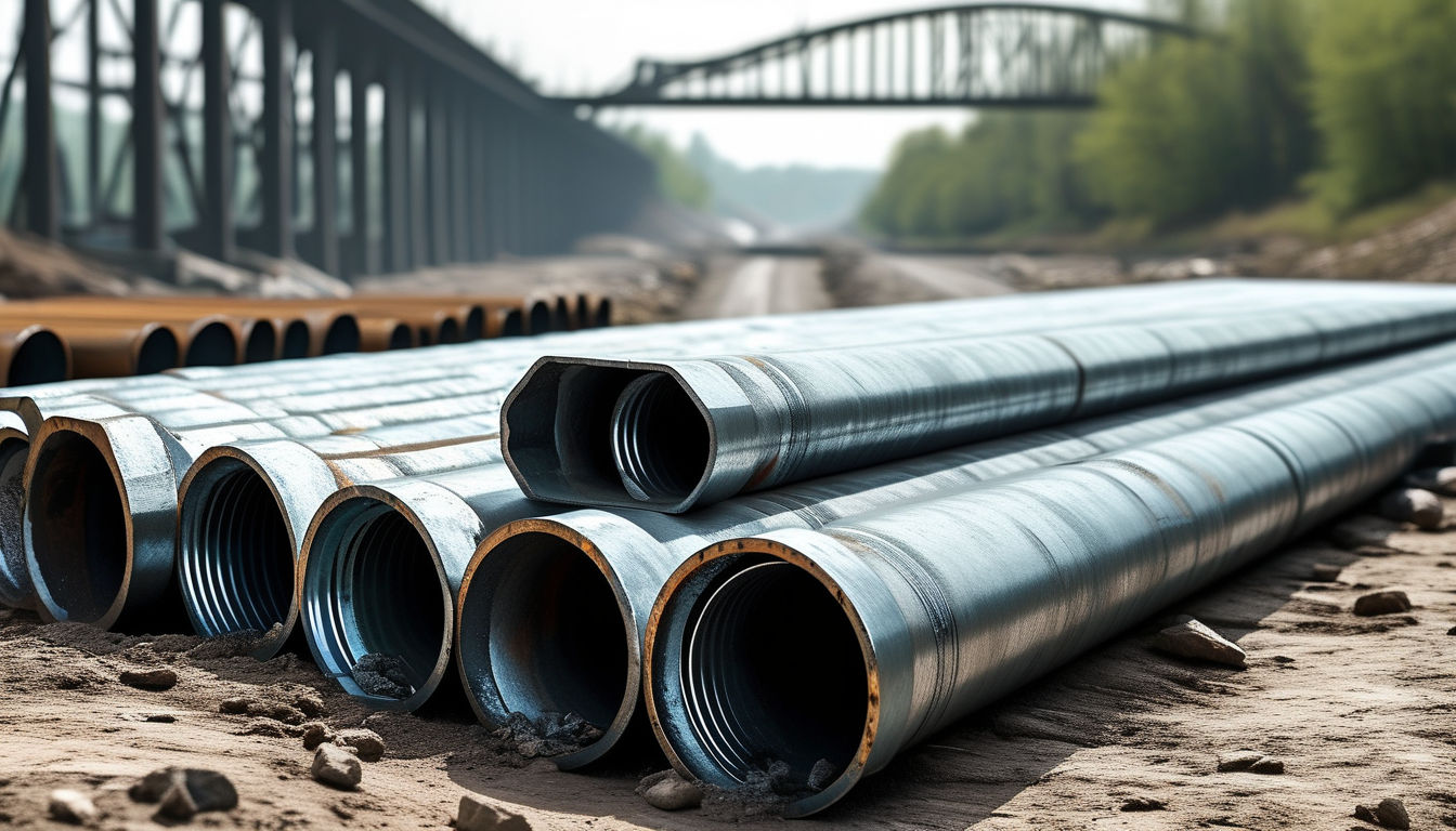 Gi Steel Pipe For Bridges And Public Infrastructure Construction
