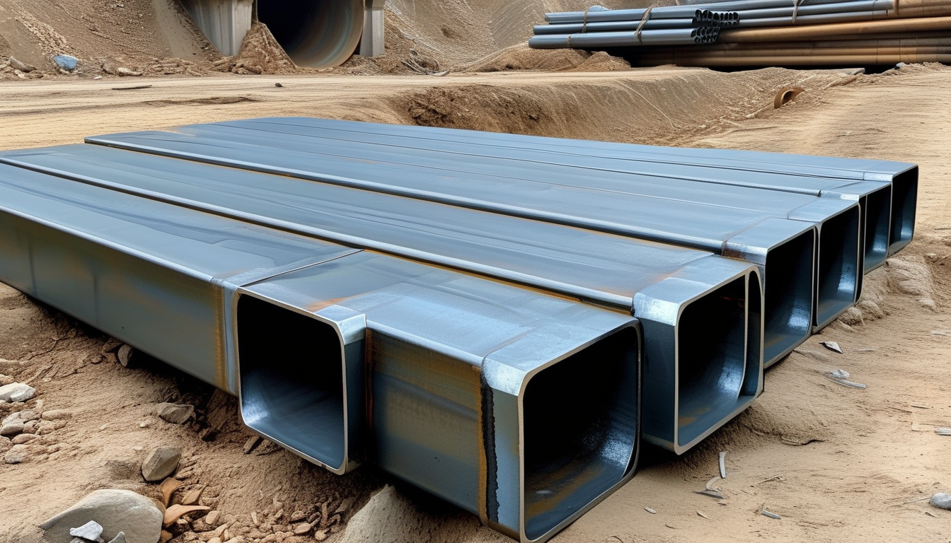 Gi Rectangular Tube For Bridges And Public Infrastructure Construction