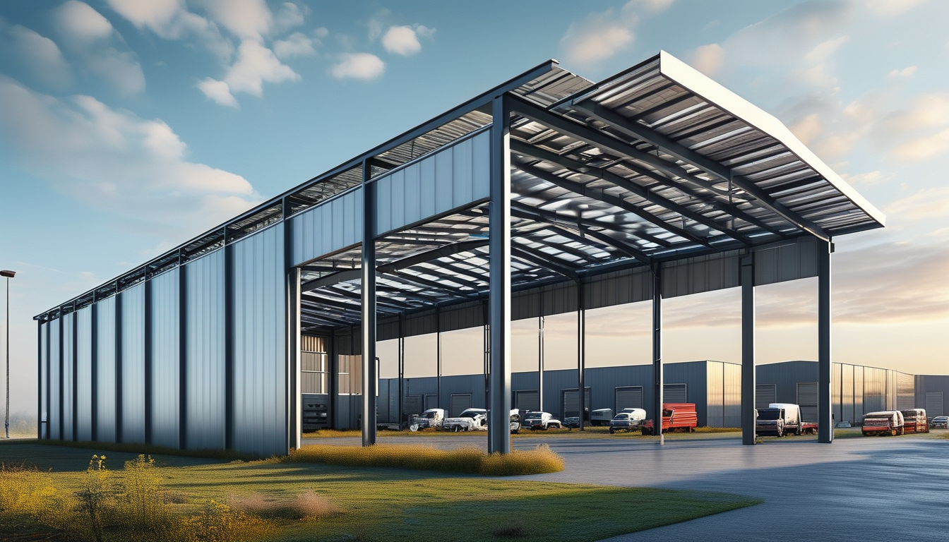 Steel Warehouse For Automotive Manufacturing And Vehicle Frames