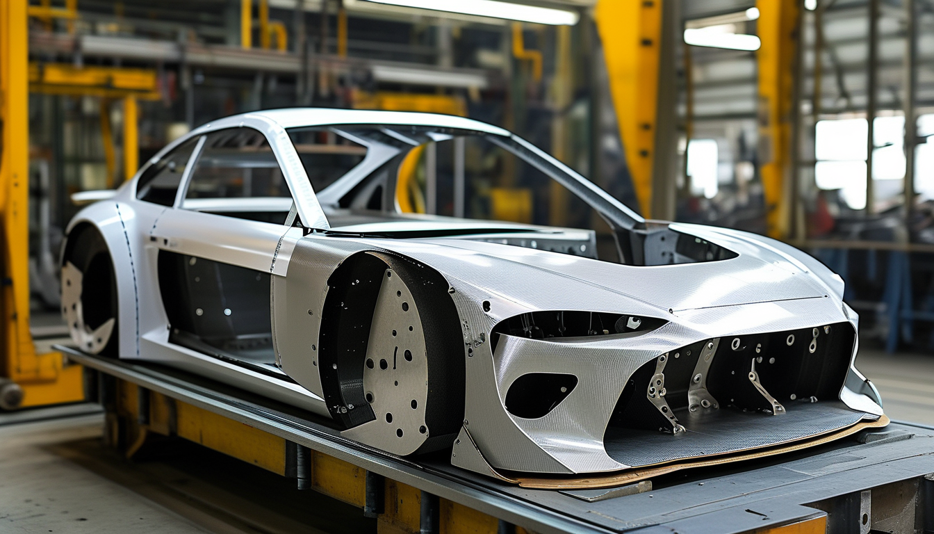 Carbon Plate For Automotive Manufacturing And Vehicle Frames