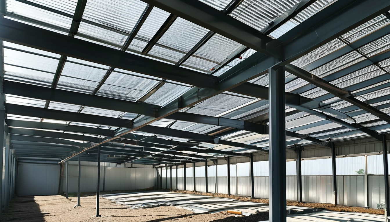 Steel Beam For Renewable Energy Structures And Solar Racking