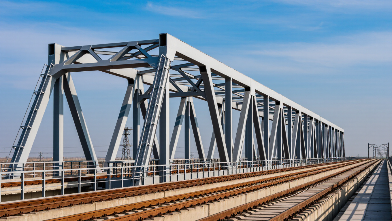 Steel Framework For Railway Tracks And Transport Infrastructure