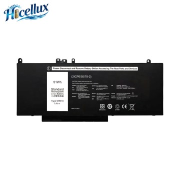 7.4V 6892mAh Dell 51WH Replacement Battery