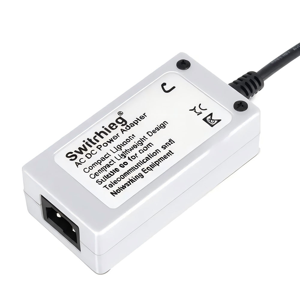 Switching Shenzhen AC DC Power Adapter Compact Lightweight Design Suitable for Telecommunication and Networking Equipment