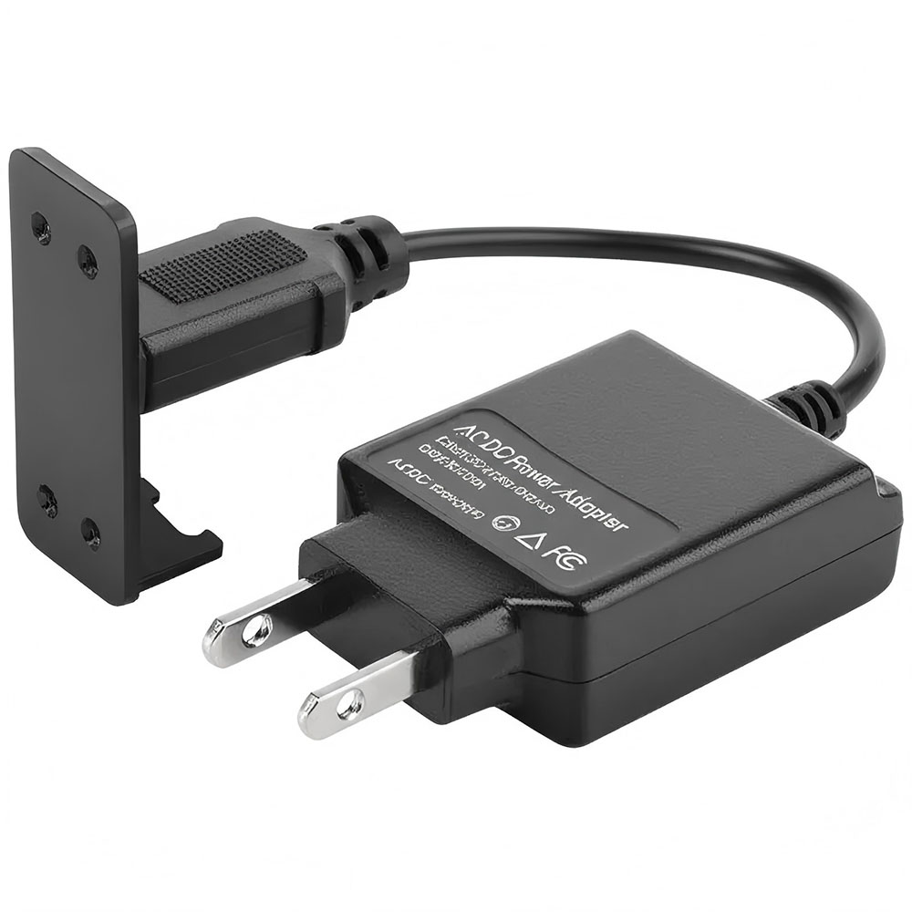 AC DC Power Adapter with Desk and Wall Mount Options for Electronic Devices