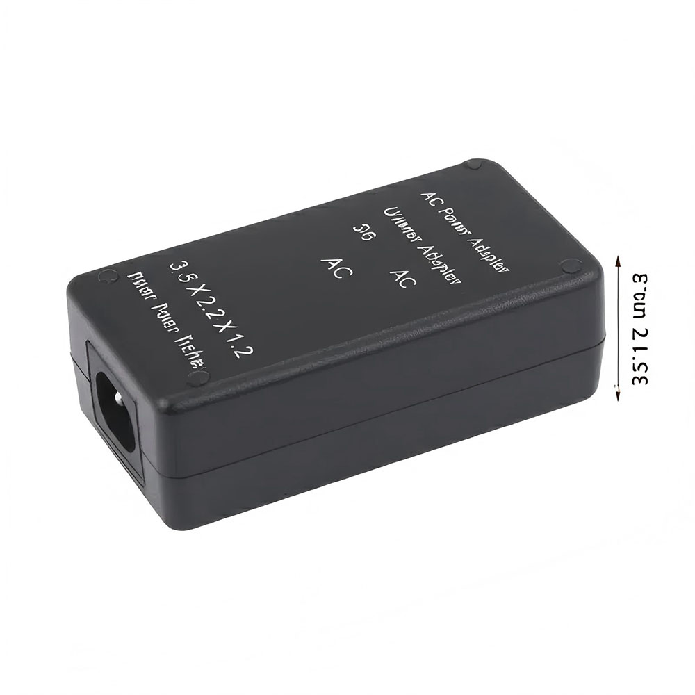 AC Power Adapter Universal AC Power Adapter Output Type AC Size 3.5 X 2.2 X 1.2 Inches Durable Power Adapter for Devices