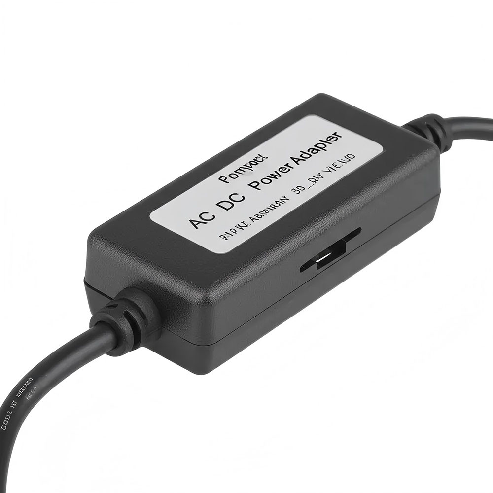 Compact AC DC Power Adapter with DC Plug Connector for Automation Systems
