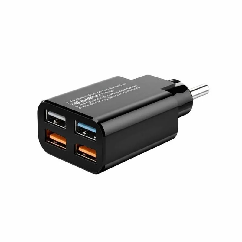 Dual USB Car Charger 2.4A 3.0A for 12V-24V Input EU AU UK US