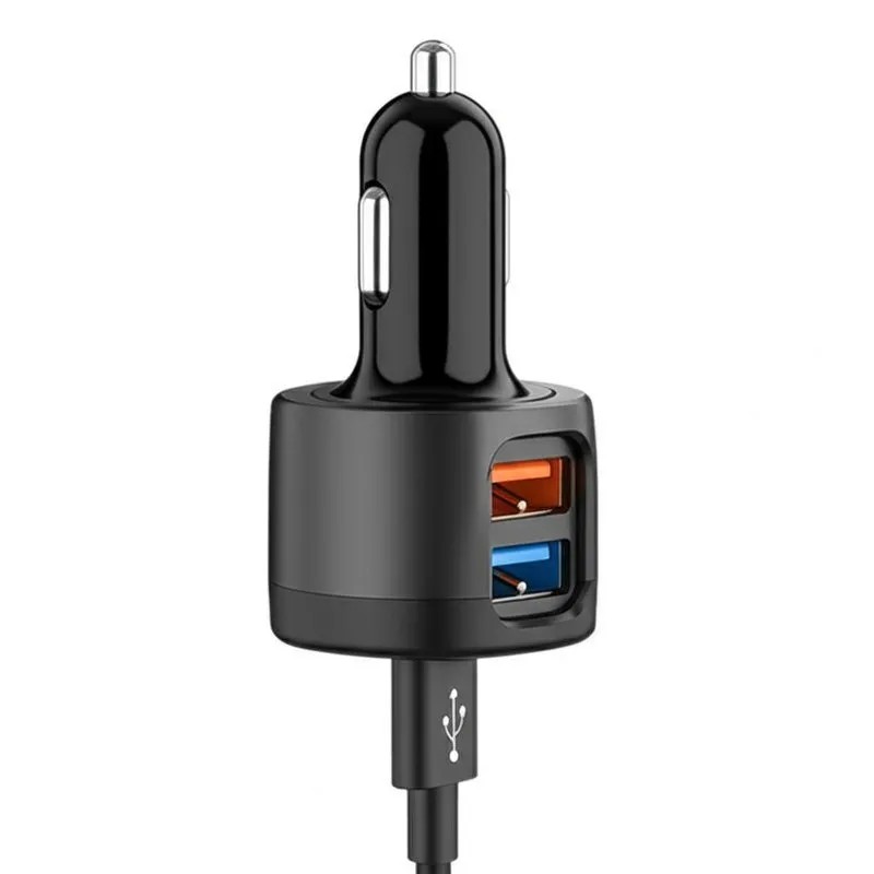 Dual USB Car Charger 2.4A 3.0A for Smartphones Tablets