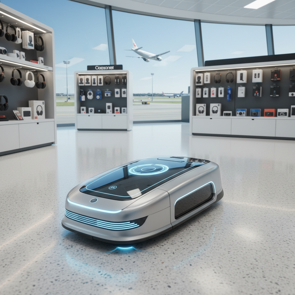 Vacuum Cleaning Robot For International Travel Retail And Airport Electronics Shops