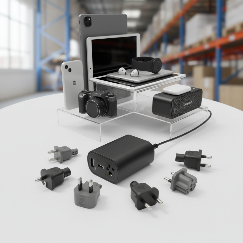 Universal Power Adapter For Consumer Electronics Consumer-Goods Wholesale Distributors