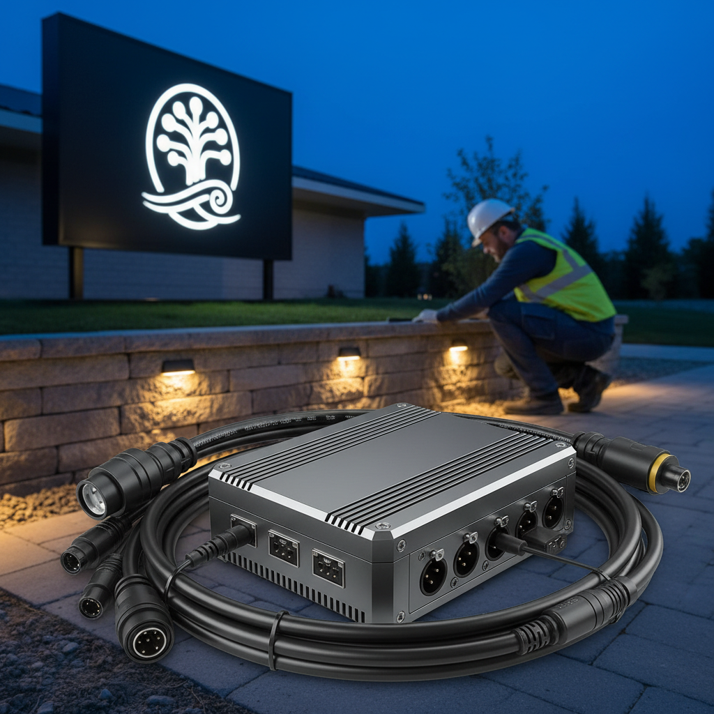 Pc Monitor Power Adapter For Landscape Lighting Contractors And Outdoor Signage Distributors