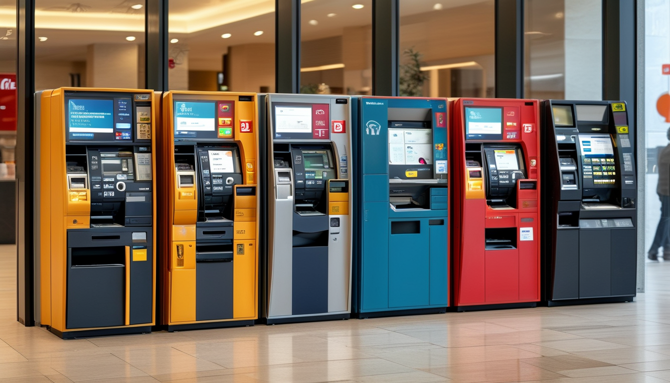 Perakende Bankacılık Şubeleri ve 24 Saatlik Self Servis Lobileri İçin ATM Makinesi Bileşenleri