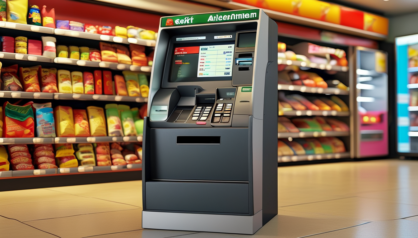 Yoğun Müşteri Trafiğine Sahip Market Zincirleri İçin ATM Para Çekme Makinesi