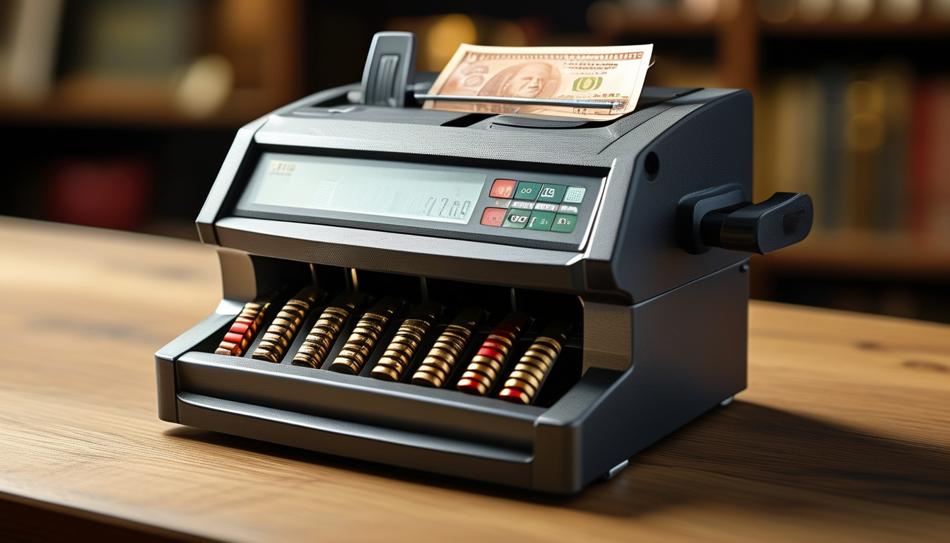 Ticari Banka Nakit Yatırma Merkezleri İçin Para Sayma Makinesi
