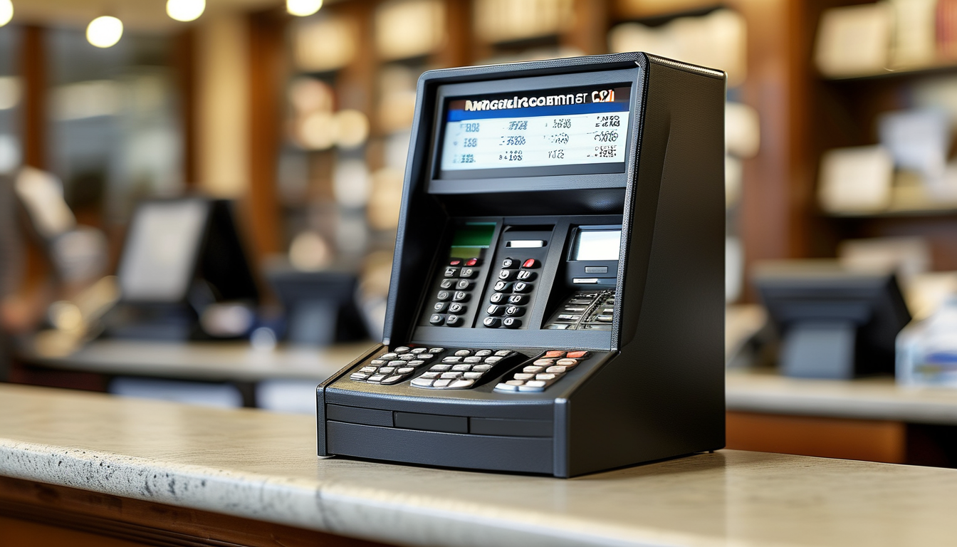 Ticari Banka Nakit Yatırma Merkezleri İçin Gişe Fatura Makinesi