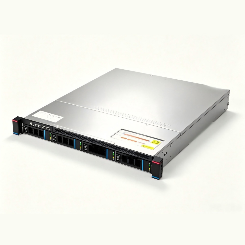 1U670 4-Position Hot-Plug Storage Server Chassis 1U500W Fanless Power Supply SATA Backplane POE Function Network Switches