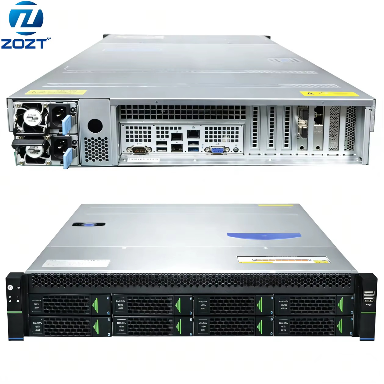 2U 12bays Rackmount Chassis 12Gb/s SAS Expander Backplane