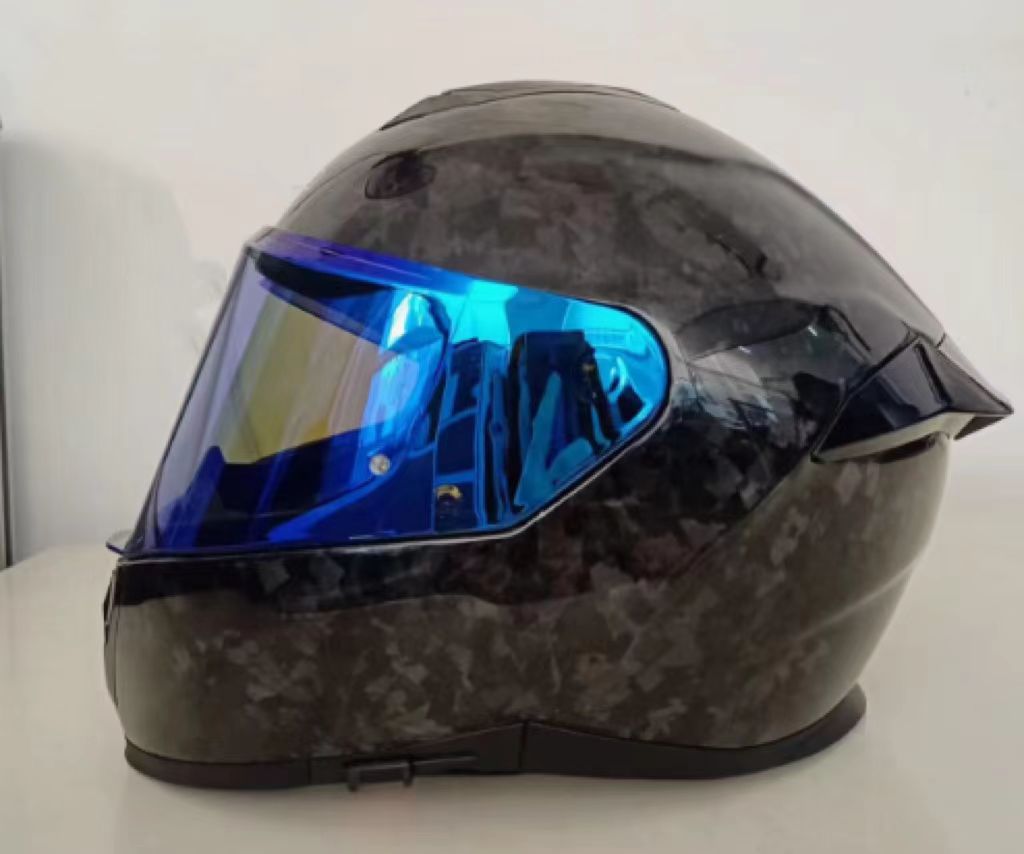 What material is good for motorcycle helmets?