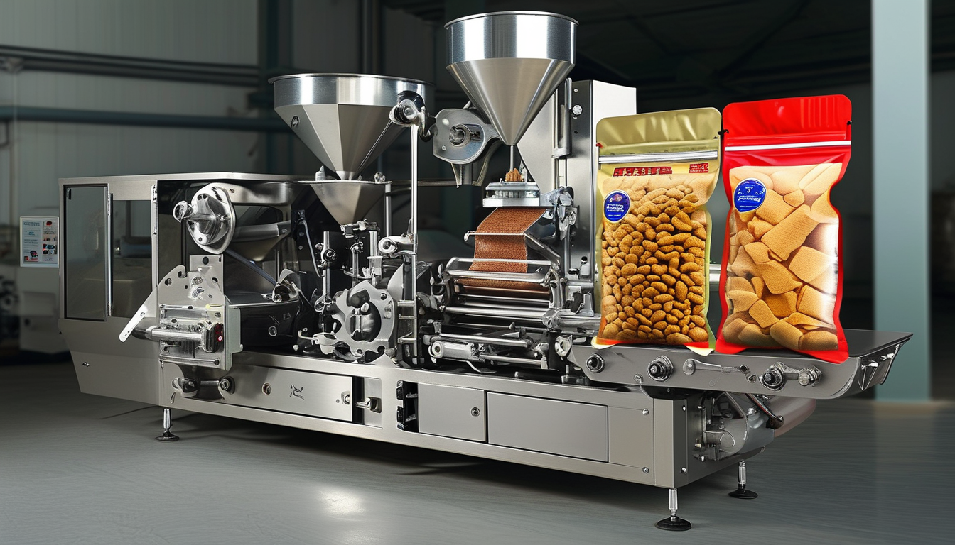 Bag Making Machine For Heavy-duty Pet Food Eight-side Seal Pouches