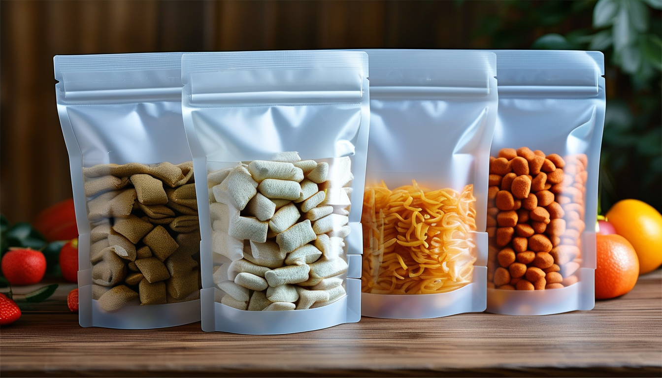 Cpp Cast Polypropylene Pouch Machine For Heavy-duty Pet Food Eight-side Seal Pouches