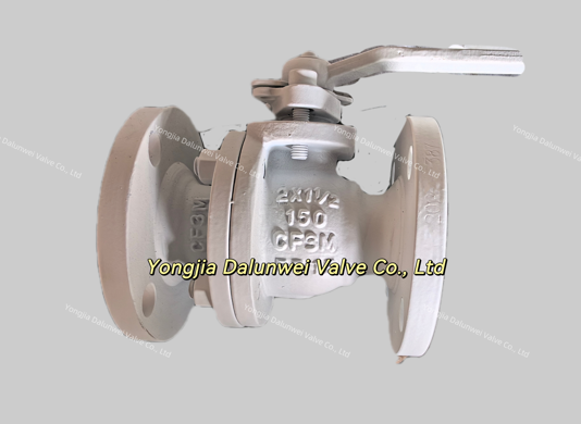 CF8M-150LB-2*1/2"floating ball valve