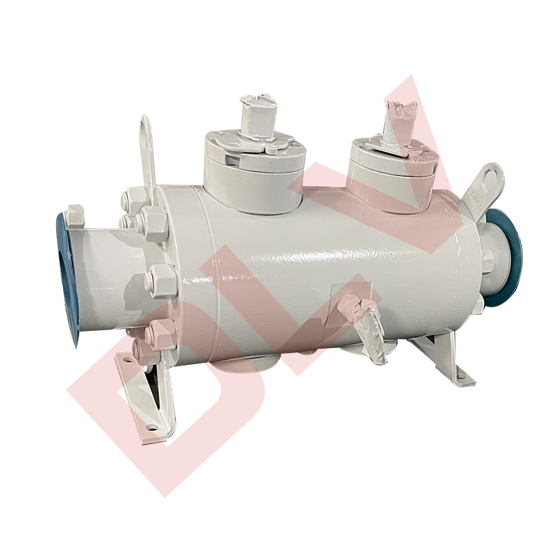 DBB Carbon Steel Fixed Ball Valve Bare Stem Ball Valve