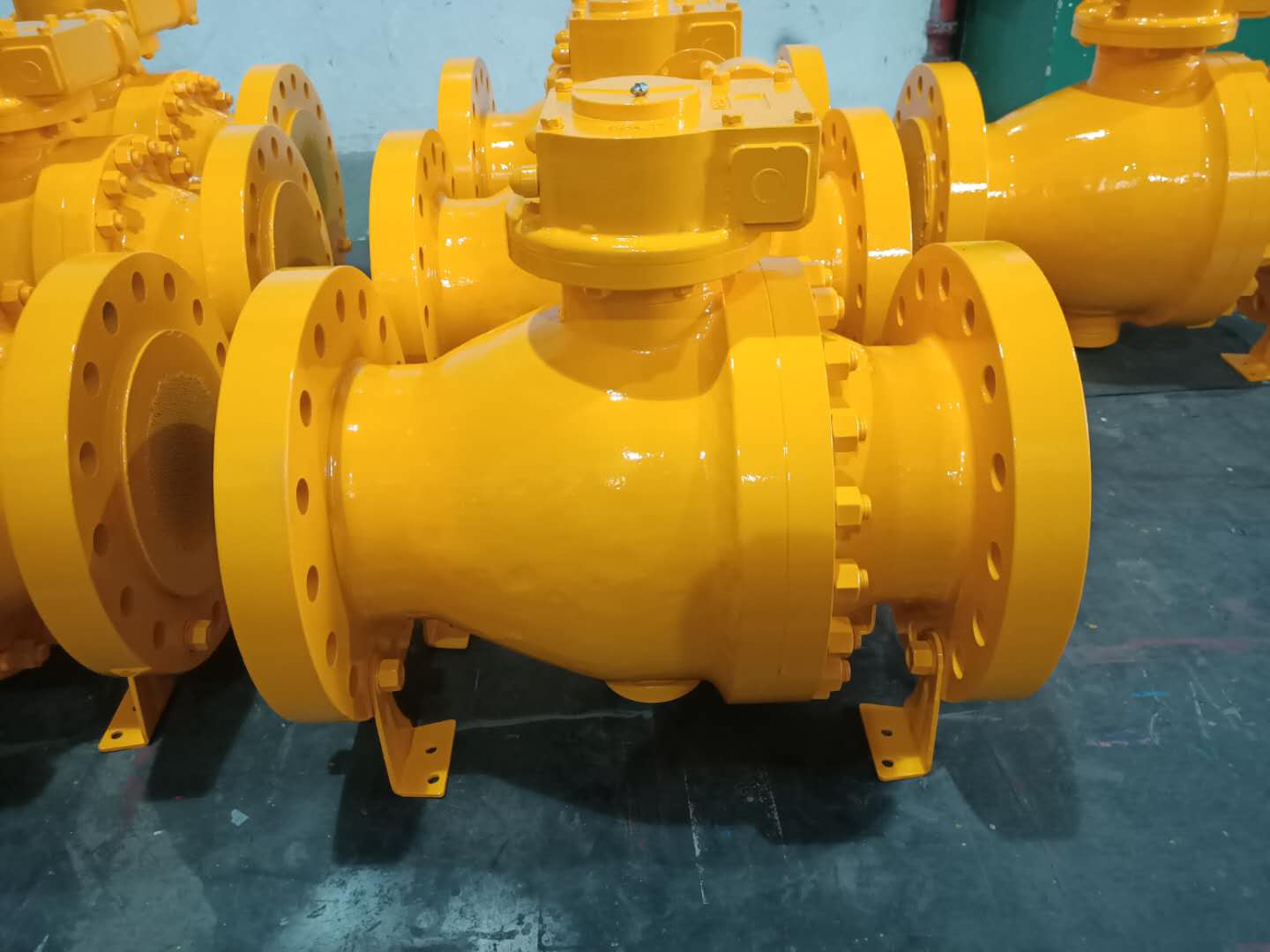 Q347Carbon Steel Cast Fixed Ball Valve