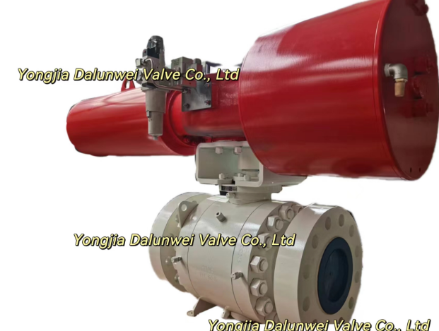 High Performance Ball Valve pneumatic metal to metal ball valves Q647Y-900LB-16"