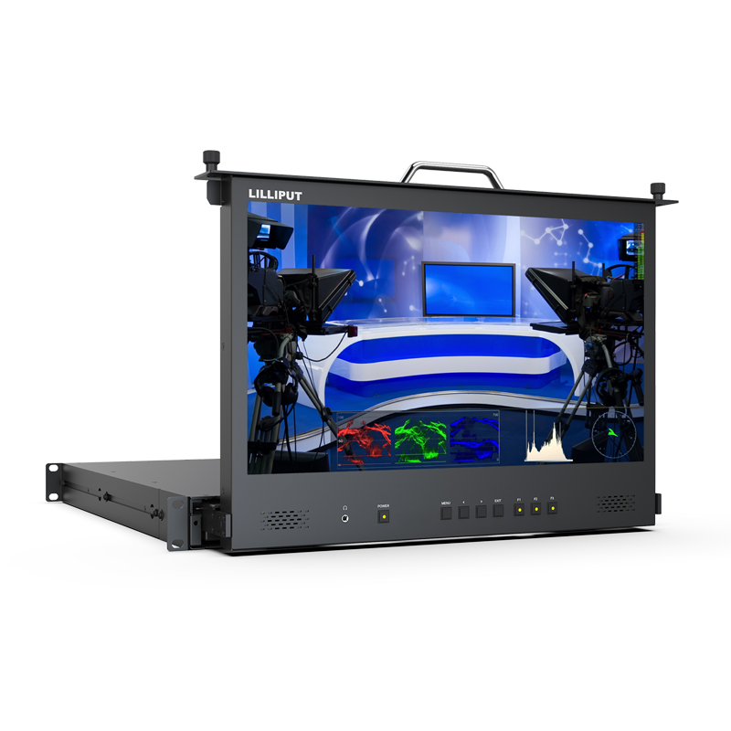 RM-1731: 17.3 inch HDMI2.0 1RU Pull-out rackmount monitor