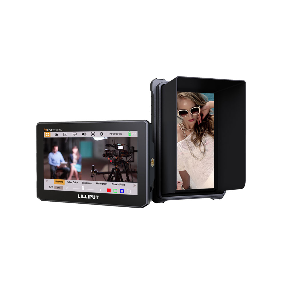 T5U: 5 inch live streaming on-camera touch monitor