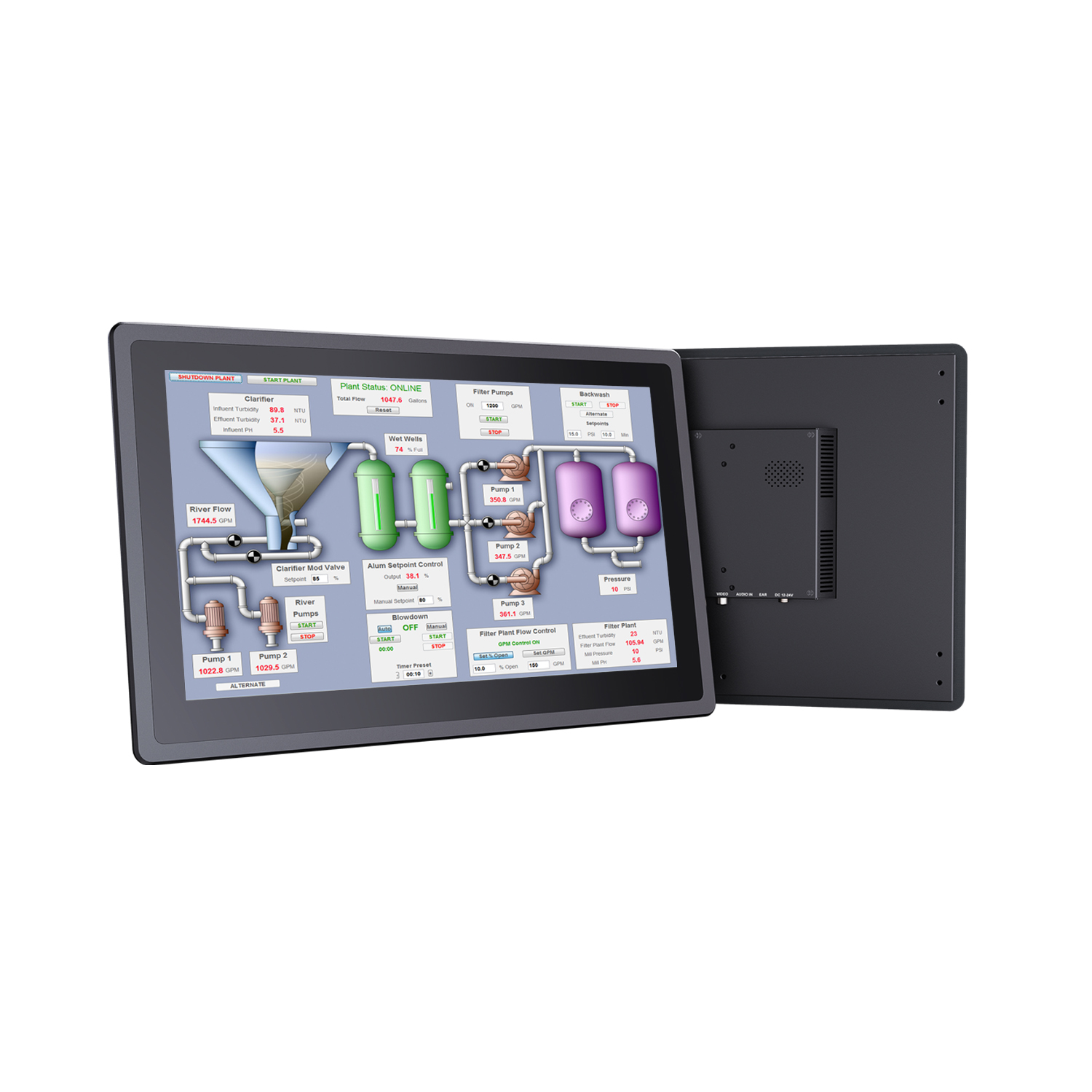 TK1560/T: 15.6 inch touch screen monitor
