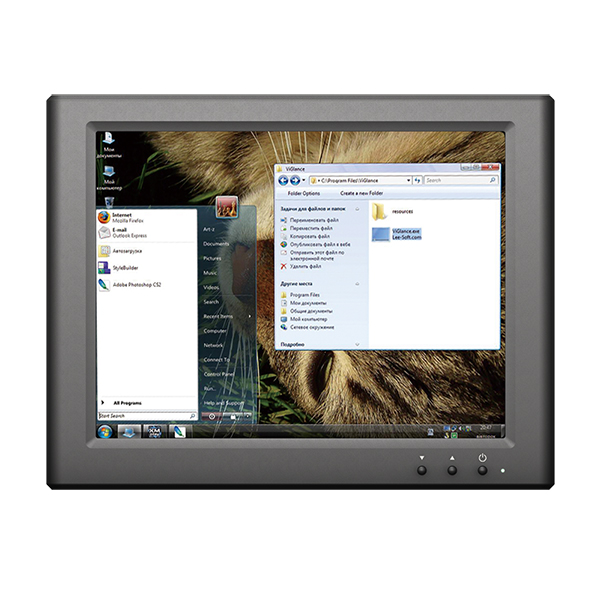 UM-80/C/T: 8 inch Touch Screen USB Monitor