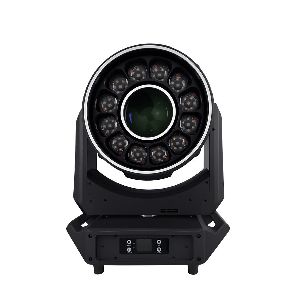 FY-900 "Donut" Professional Hybrid Moving Head | 100W Center Beam & 12x40W RGBW Bee-Eye Ring
