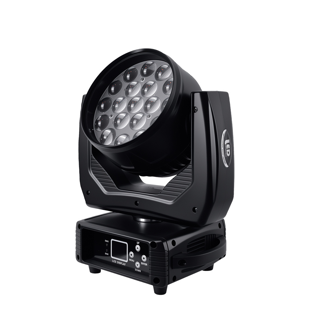 LED-1915 Professional Moving Head Wash | 19x15W RGBW Quad-Color LED