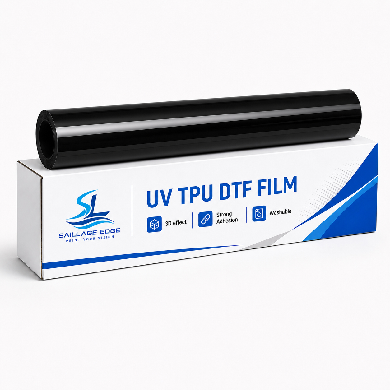 Black 3D UV TPU DTF FILM