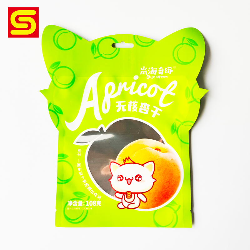 Snacks Food Packaging Bags with Special Shape