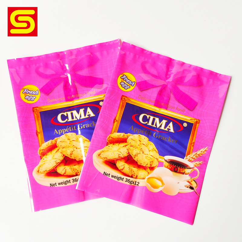 Three Side Seal Pouch for Cookie Packaging