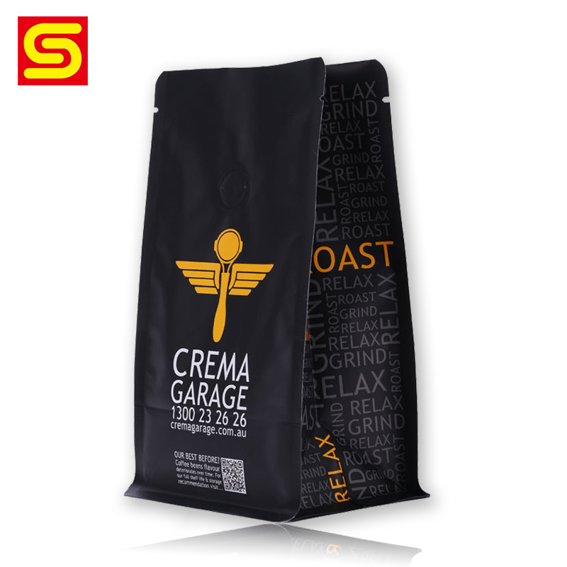 China Manufacturer Coffee Packaging Bag With Valve