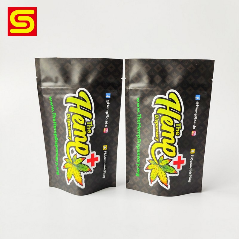 High Barrier Plastic Packaging Bag For Cannabis Packaging
