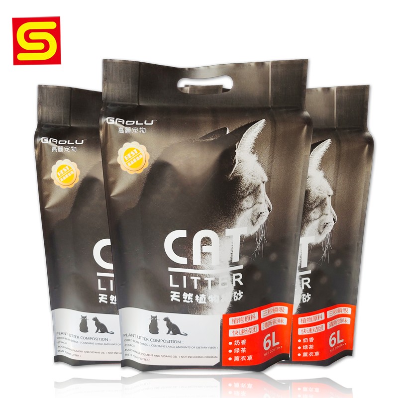 Side Gusset Pouch For Cat Litter Packaging