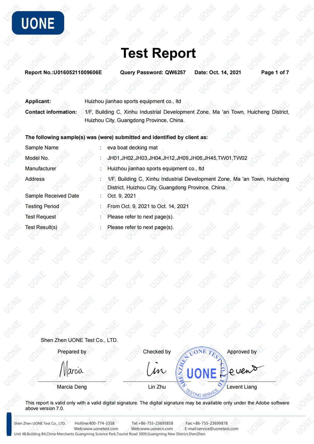 Our Certificates (9)