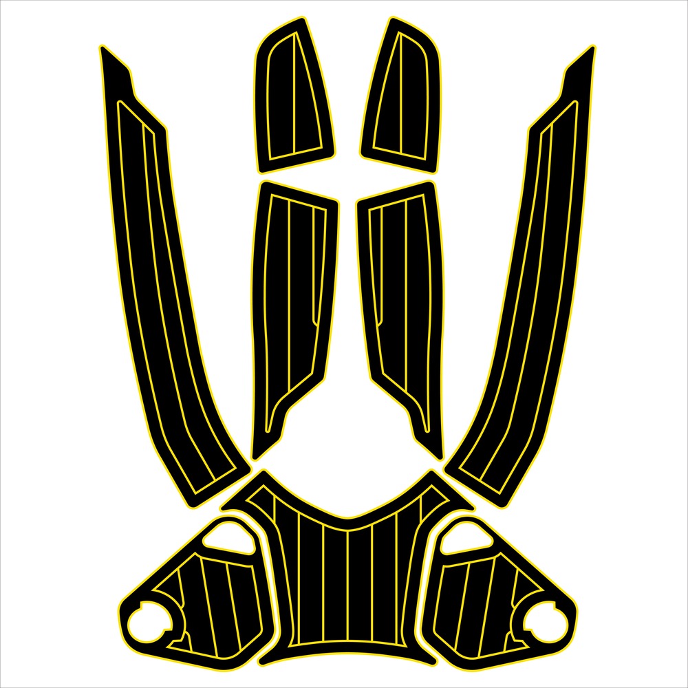 black-yellow