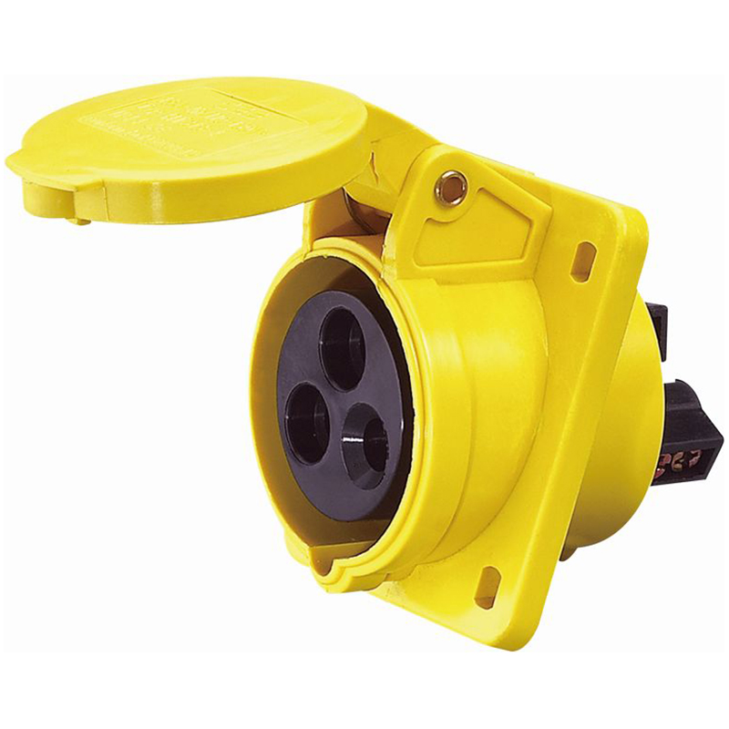 DT413-4 DT423-4 PANEL MOUNTED INDUSTRIAL SOCKET (ANGLE)
