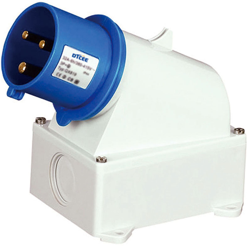 WALL MOUNTED INDUSTRIAL PLUG DTN5131 DTN5231 PA MATERIAL